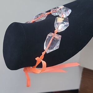 Ribbon and Lucite Choker